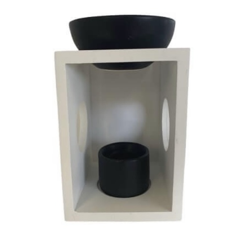 Large White Timber Wax Melter